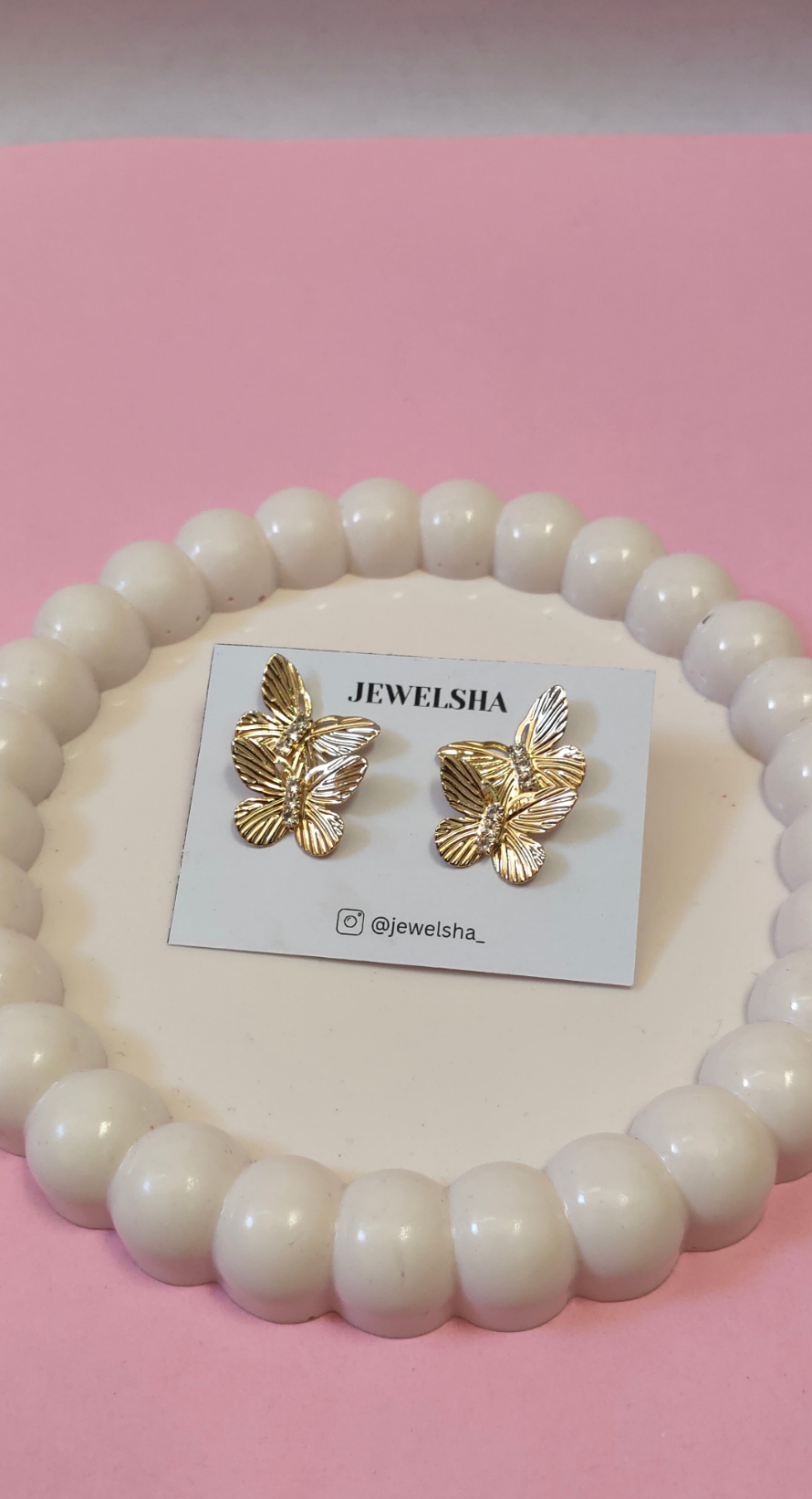 Small Butterfly Stud Earring