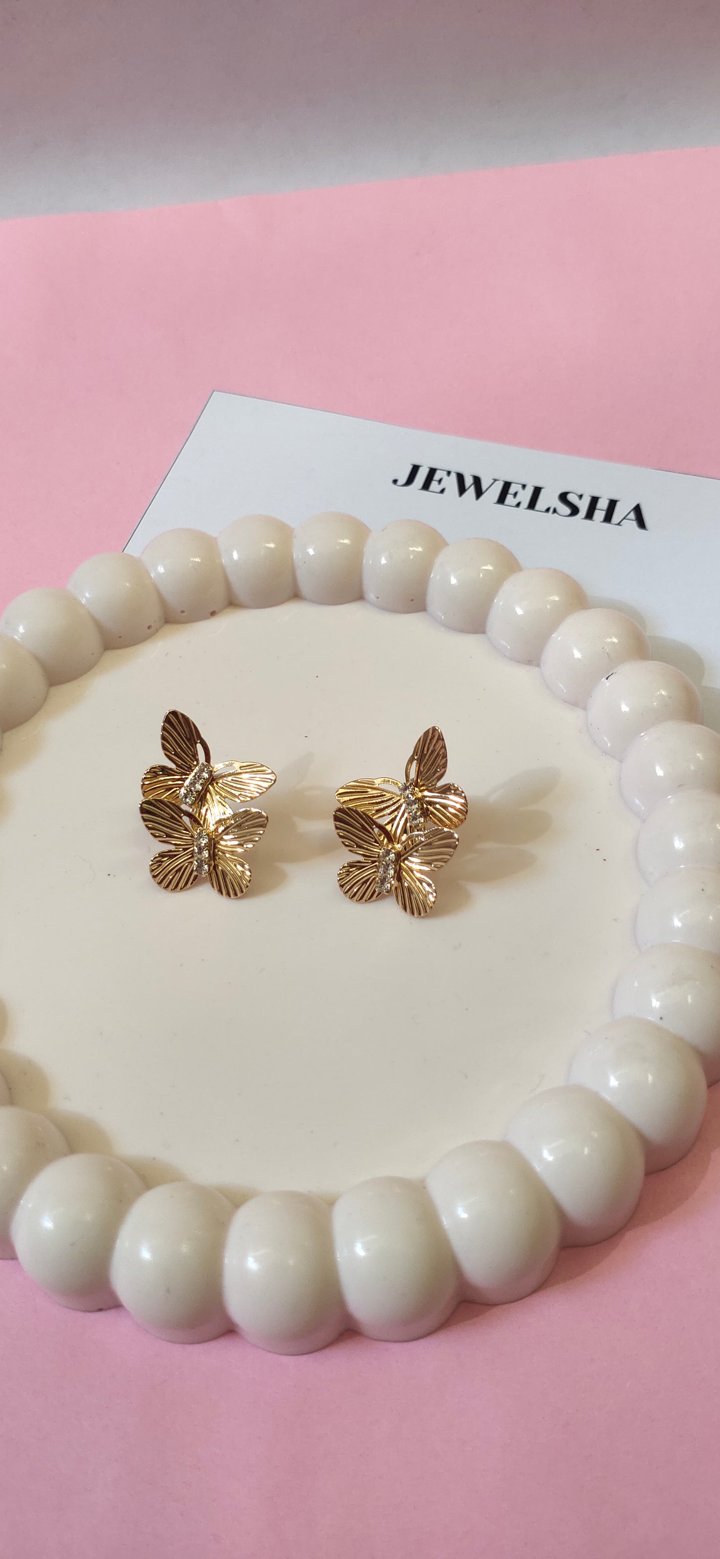 Small Butterfly Stud Earring