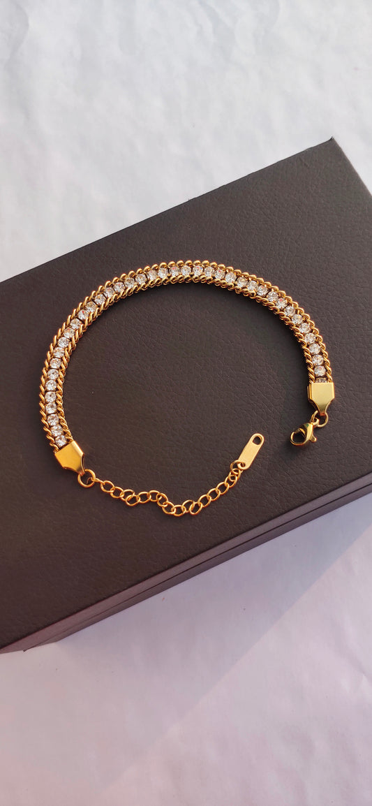 Tennis Stainless Steel Bracelet