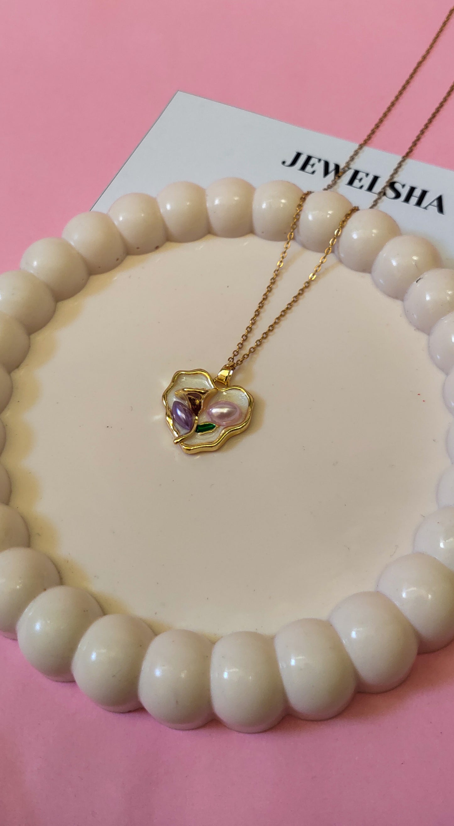 Abstract Heart Pendant