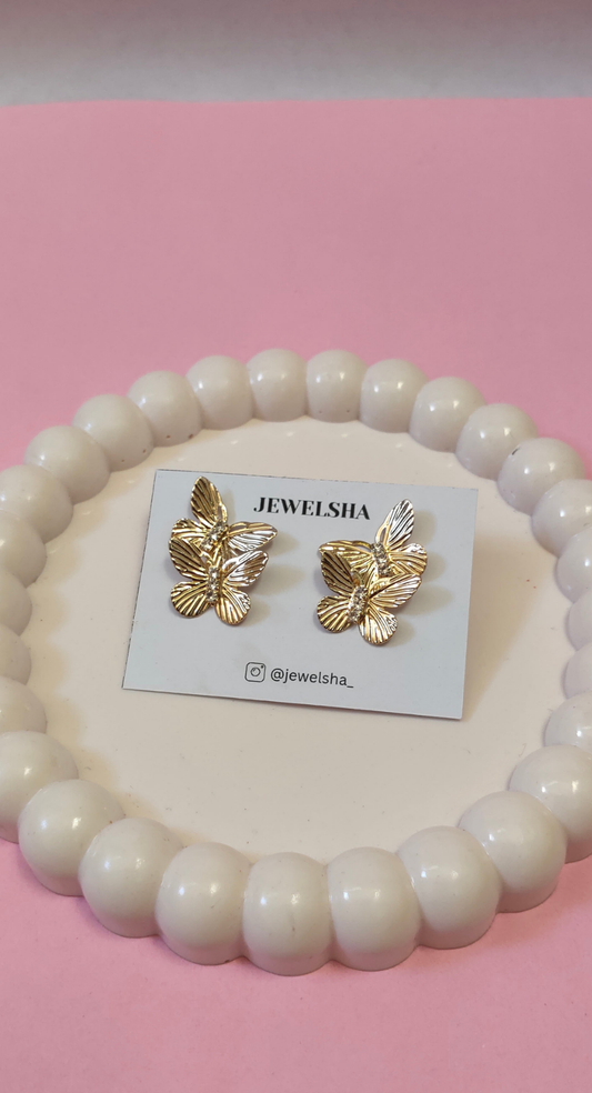 Small Butterfly Stud Earring
