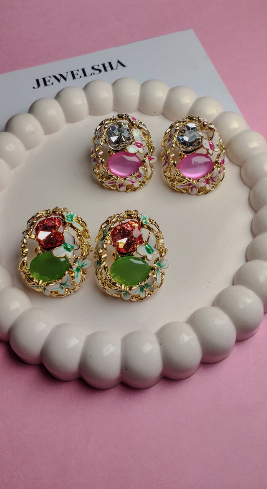 Rose Radiance Earrings